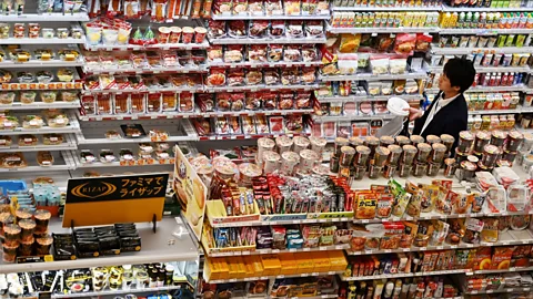 CHARLY TRIBALLEAU/AFP/Getty Images In Sayaka Murata’s award-winning novel, Convenience Store Woman, the true star of the story is the store itself (Credit: CHARLY TRIBALLEAU/AFP/Getty Images)