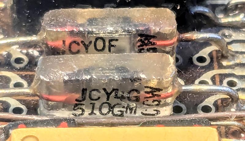 Two glass capacitors on the MIA page. Two glass capacitors on the MIA page.