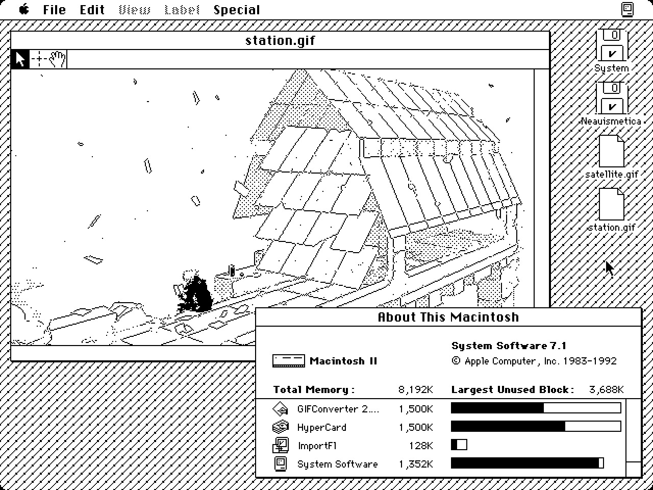 Neauismetica on Macintosh