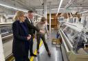 Borders MSP Rachael Hamilton and Borders MP John Lamont visiting Hawico